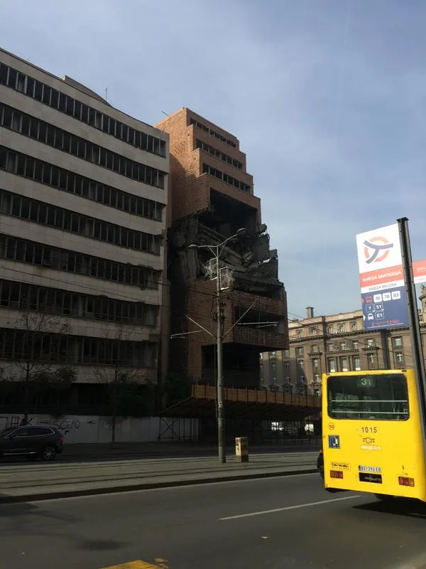Walking in belgrade