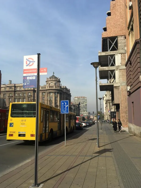 Walking in belgrade