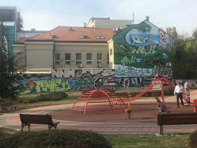 Walking in belgrade
