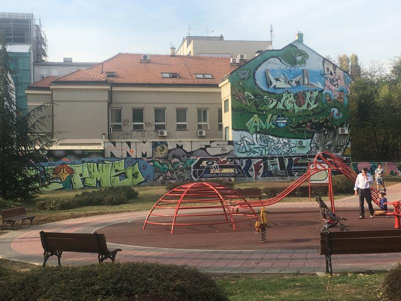Walking in belgrade