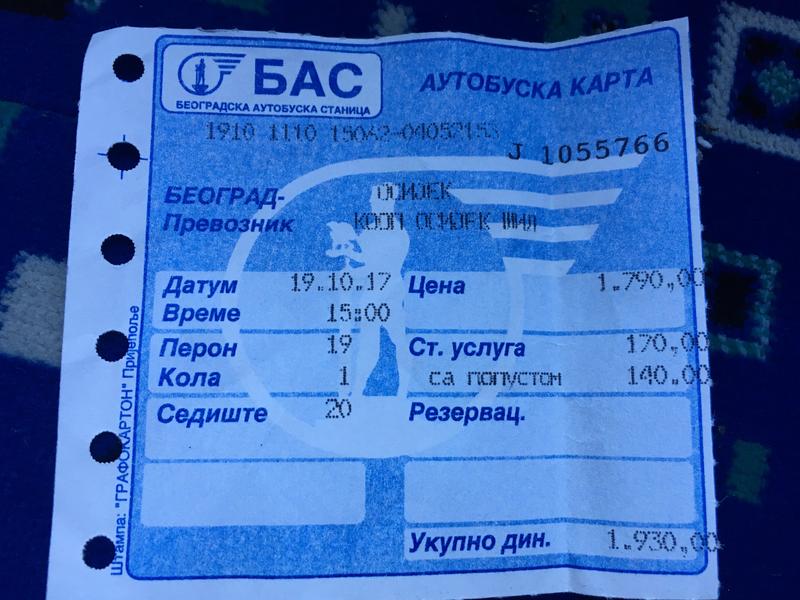 Belgrade To Osijek